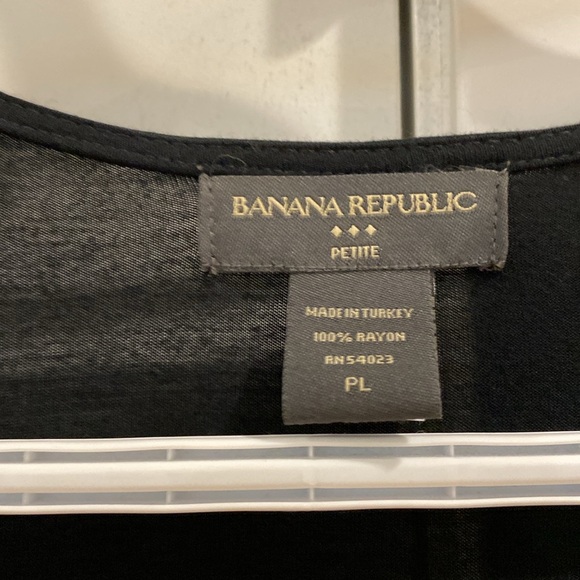 Black wrap dress.  Banana Republic - Picture 2 of 3
